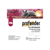Profender Allwormer for Cats 11-17 lbs (5-8 kg) - Red 20 Doses