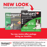 Heartgard Plus Chewables for Dogs 26-50 lbs (12-22 kg) - Green 6 Chews