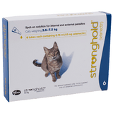 Stronghold for Cats 5.1-15 lbs (2.6-7.5 kg) - Blue 6 Doses