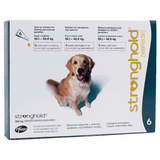 Stronghold for Dogs 40.1-85 lbs (20.1-40 kg) - Teal 6 Doses