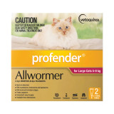 Profender Allwormer for Cats 11.1-17.5 lbs (5-8 kg) - Red 2 Doses