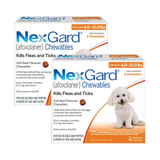Nexgard Chews for Dogs 4-10 lbs (2-4 kg) - Orange 12 Chews