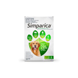 Simparica Chews for Dogs 44-88 lbs (20.1-40 kg) - Green 6 Chews + 1 Bonus Chew (7 Total)