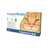 Stronghold PLUS for Large Cats 11-22 lbs (5-10 kg) - Green 3 Doses Stronghold PLUS for Large Cats 11-22 lbs (5-10 kg) - Green 3 Doses