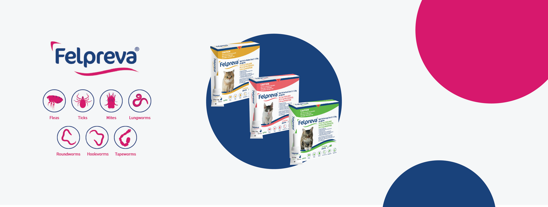 FELPREVA! The All-in-One Spot-On Parasite Killer for Cats. 20% Off at Discount Pet Medication!