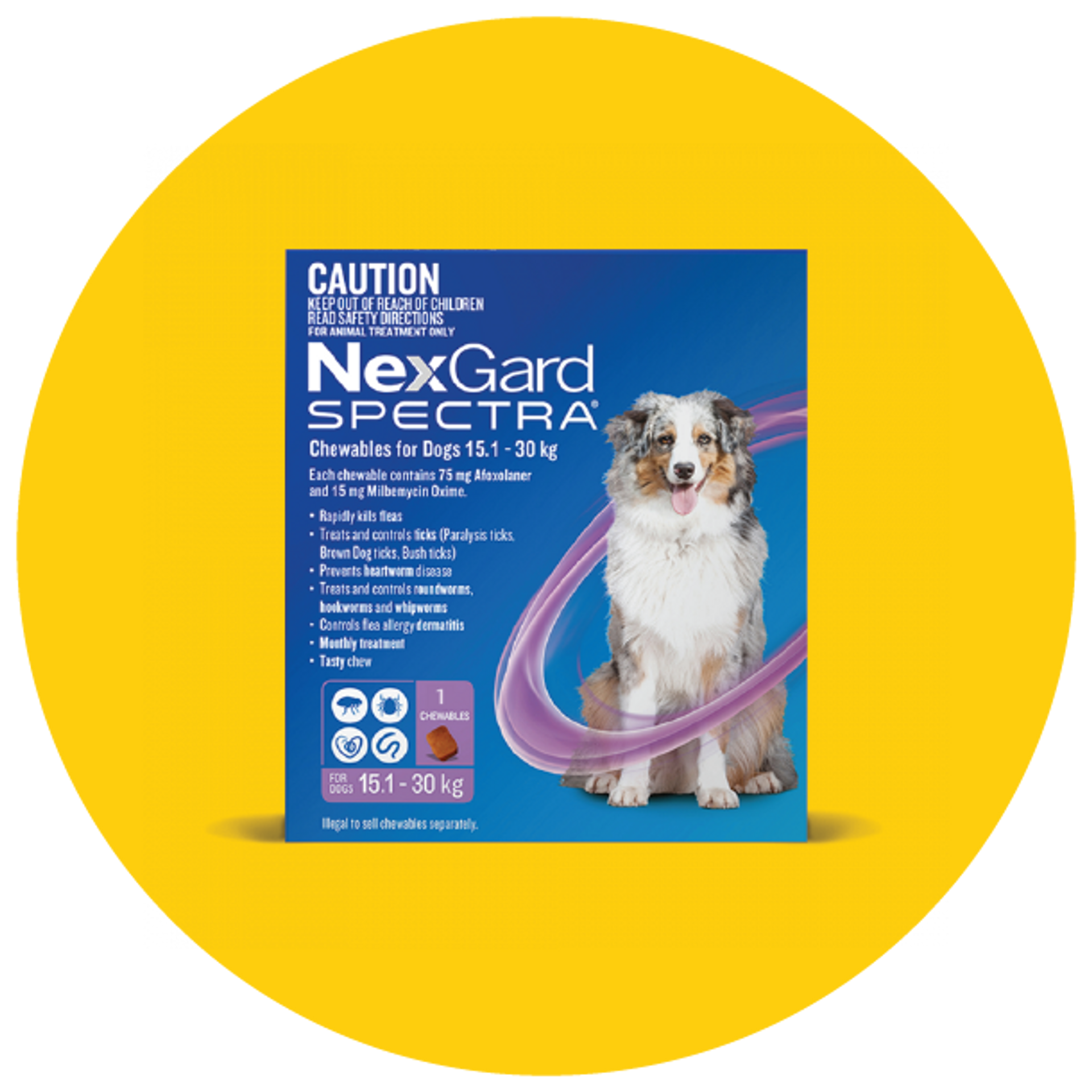 Nexgard Spectra buy online NZ My Vet - New Zealand's Largest Online Pet  Pharmacy