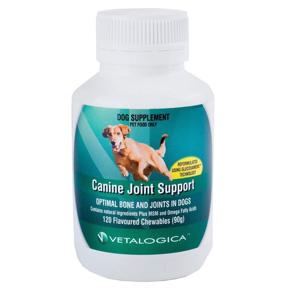 Vetalogica Canine Joint Support - Joint Supplement for Dogs - 120 chews