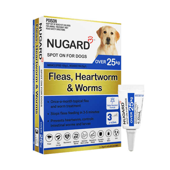 Nugard for Large Dogs over 55 lbs (over 25kg) Blue - 3 Doses