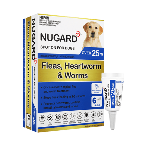 Nugard for Large Dogs over 55 lbs (over 25kg) Blue - 6 Doses