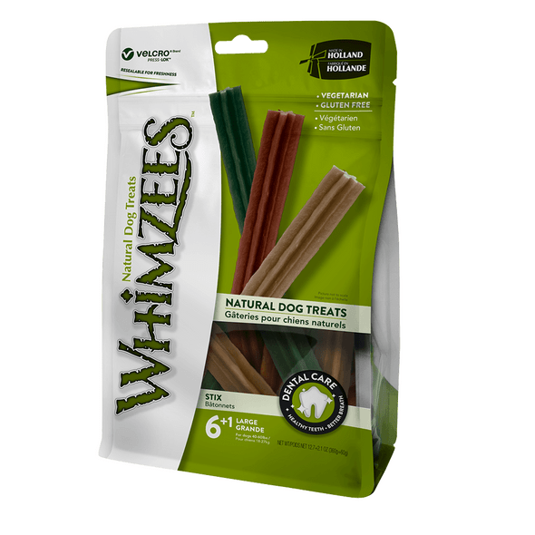 Whimzees Stix Dog Dental Treats - Large 6pk