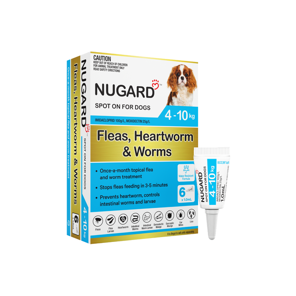 Nugard for Small Dogs 8.8–22 lbs (4–10kg) Aqua - 6 Doses