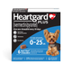 Heartgard Plus Chewables for Dogs up to 25 lbs (up to 11 kg) - Blue 6 Chews