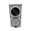 20 Amp 3  Pin Switched Socket Outlet  Flat Pin