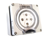 50 Amp 5 Pin 3 phase Surface Socket Outlet - Weatherproof - IP66
