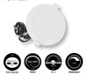 13W Tri-Colour Dimmable LED Downlight Kit 90mm Cutout