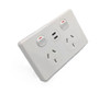 10A GPO Dual 3A USB-C Double Power Point  PD 20W fast charge CLASSIC