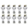 10 X 3 Pin Plug Top - 15 amp Male Rewireable Clear Electrical 240V 15A Male Plug