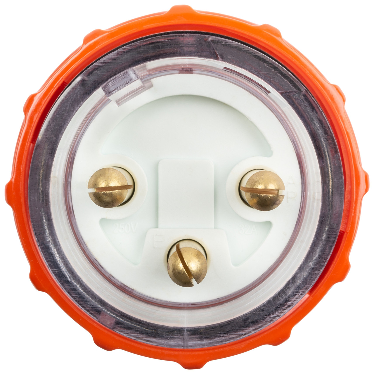 32 amp 3 Pin Angle Plug Single Phase IP66 - Electric Direct