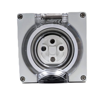 20 Amp 4 Pin 3 phase Surface Socket Outlet  IP66