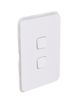 2 Gang light Switch Iconic