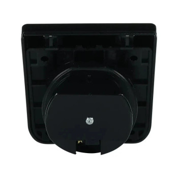 RV 10 amp Socket Outlet BLACK for caravan trailers