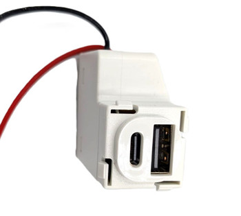 USB + USB-C 3A Power Mechanism Mech Suits Clipsal Wall Plates 3 AMP PD 20W