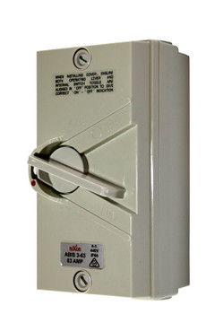 63 amp Isolator 3 Pole Switch IP66