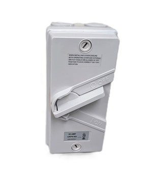 63 amp Isolator 4 Pole Switch IP66