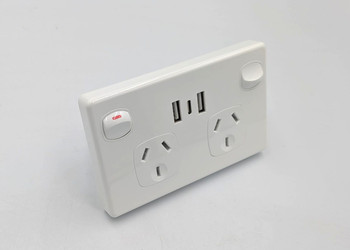 3.6 amp Double Power Point 2 Dual USB & Type-C GPO