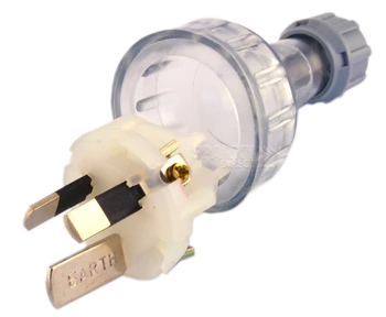 10 X 3 Pin Plug Top - 15 amp Male Rewireable Clear Electrical 240V 15A Male Plug