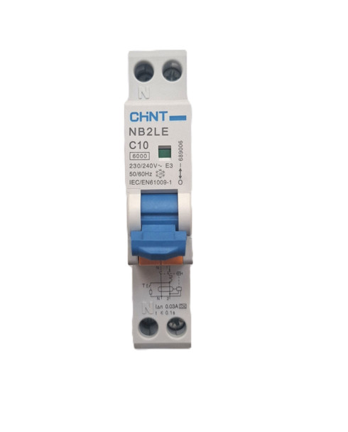 CHINT RCBO 6Ka Safety Switch Circuit Breaker 1 Pole +N Type A