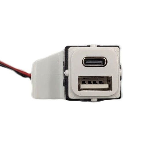 USB Charger Mechanism for Clipsal Iconic Dual USB A & C 3A Fast Charge PD20W