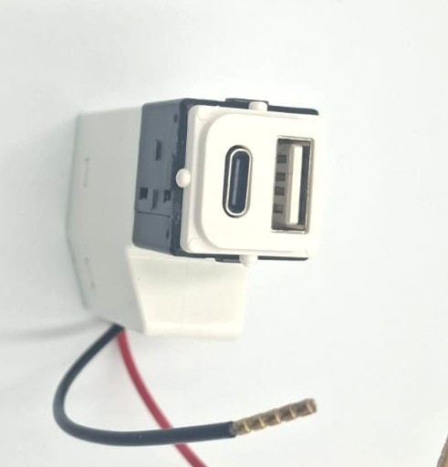 USB Charger Mechanism for Clipsal Iconic Dual USB A & C 3A Fast Charge PD20W