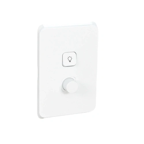2 GANG COMPLETE DIMMER SWITCH & LIGHT DOLLY 400W for Clipsal ICONIC