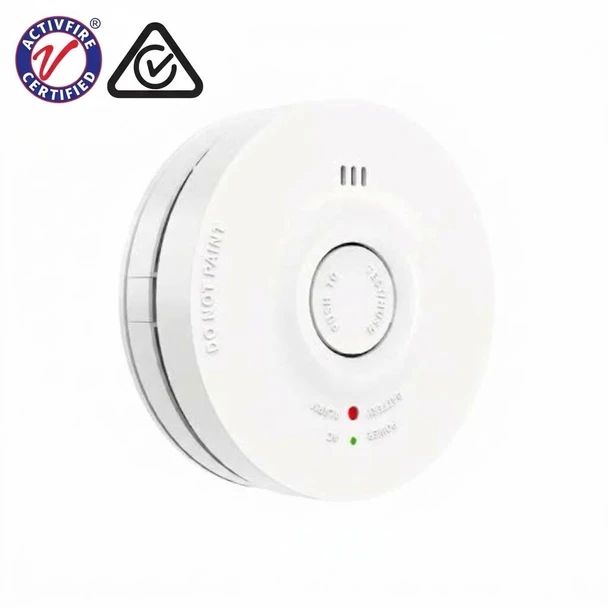 Photoelectric Smoke Alarm 240v Mains Connected  10 year back up battery Interconnectable