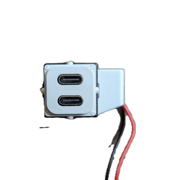 Double USB-C Power Mechanism Mech Suits Clipsal ICONIC Plates Fast 3A PD 20W