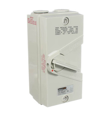 35 amp Isolator 3 Pole Switch IP66