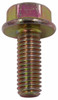 M6-1.0 x 16 Flange Bolt Din 6921, Grade 10.9, Zinc Yellow (Box of 2600)