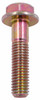 M8-1.25 x 40 Flange Bolt Din 6921, Grade 10.9, Zinc Yellow (Box of 900)