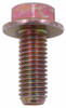 M10-1.5 x 25 Flange Bolt Din 6921, Grade 10.9, Zinc Yellow (Box of 700)