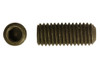 1/4"-20 x 5/8" Cup Point Socket Set Screw, Alloy Steel, Thermal Black Oxide, Nylon Patch (Box of 1000)
