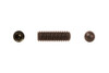 #4-40 x 3/16" Oval Point Socket Set Screw, Alloy Steel, Thermal Black Oxide (Box of 5000)