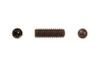 1/4"-20 x 7/8" Oval Point Socket Set Screw, Alloy Steel, Thermal Black Oxide (Box of 5000)