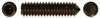 M6-1.00 x 50 mm Cone Point Socket Set Screw, Alloy Steel, Thermal Black Oxide (Package of 200)
