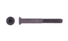 M5-0.80 x 45 mm Flat Head Socket Cap Screw, Din 7991, 12.9 Alloy Steel, Thermal Black Oxide - PT (Package of 100)