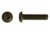 M20-2.50 x 65 mm Button Head Socket Cap Screw, ISO 7380, 12.9 Alloy Steel, Thermal Black Oxide - FT (Package of 10)