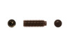 #8-32 x 7/16" Half Dog Point Socket Set Screw, Alloy Steel, Thermal Black Oxide (Package of 100)