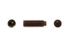 #10-24 x 7/16" Half Dog Point Socket Set Screw, Alloy Steel, Thermal Black Oxide (Box of 5000)
