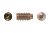 #8-32 x 3/8" Half Dog Point Socket Set Screw, 18-8 Stainless Steel (Package of 100)