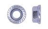 M20-2.50 Serrated Flange Nut, Din 6923, Class 8, Zinc Clear (Package of 25)